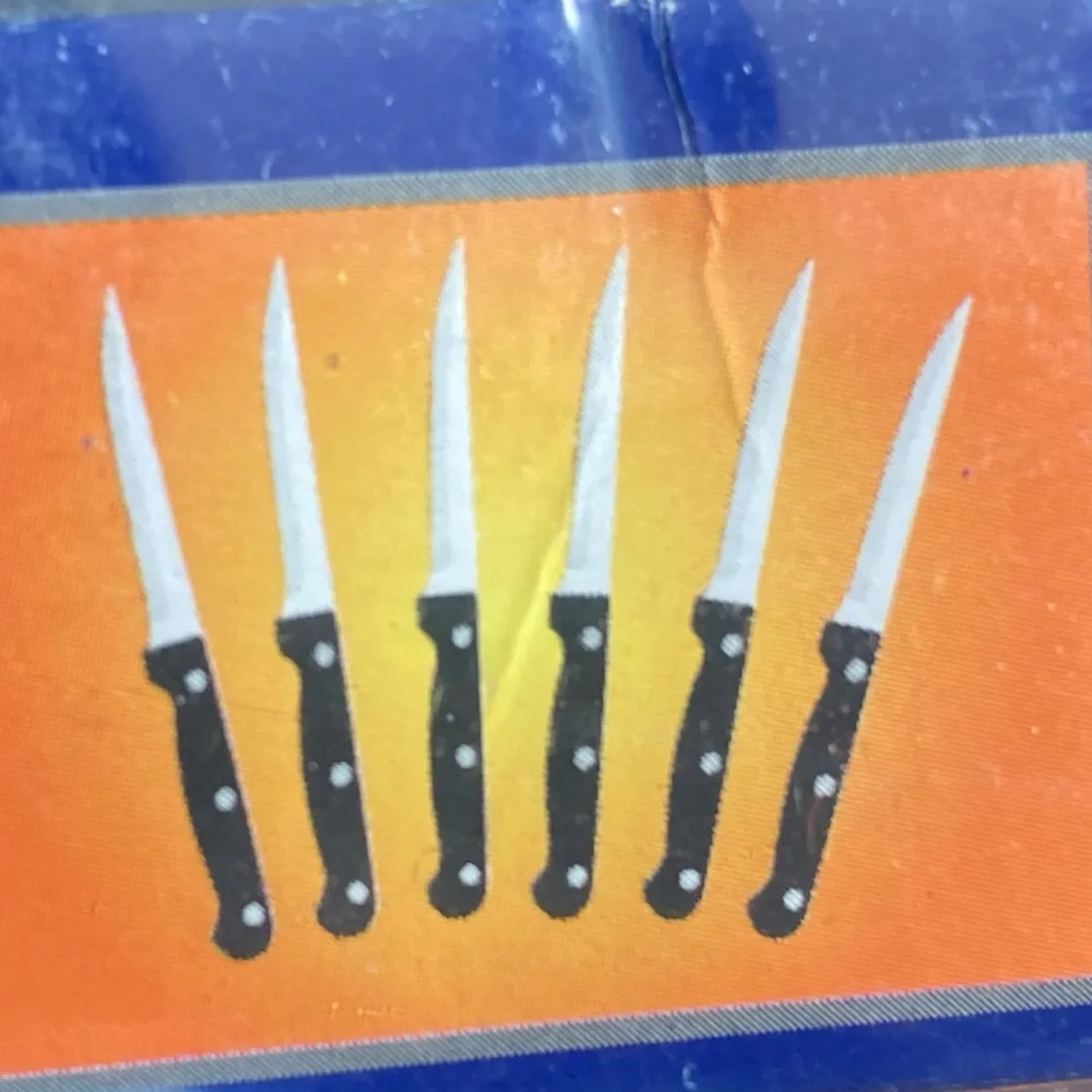Ragalta Platinum Series 6 Piece Stainless Steel Deluxe Steak Knife Set